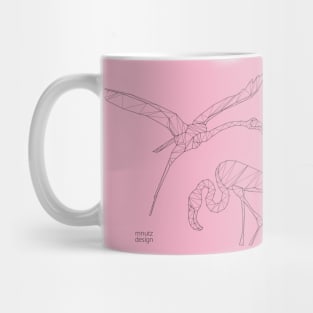 Origami - Flamingos Mug